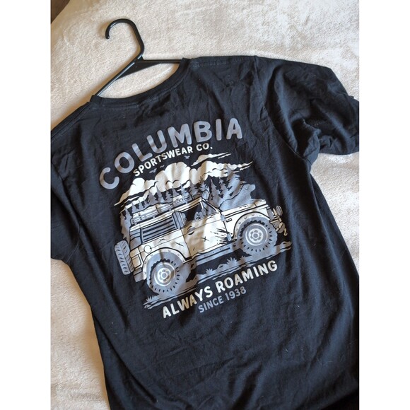 Colombia black t shirt size small - Picture 1 of 4